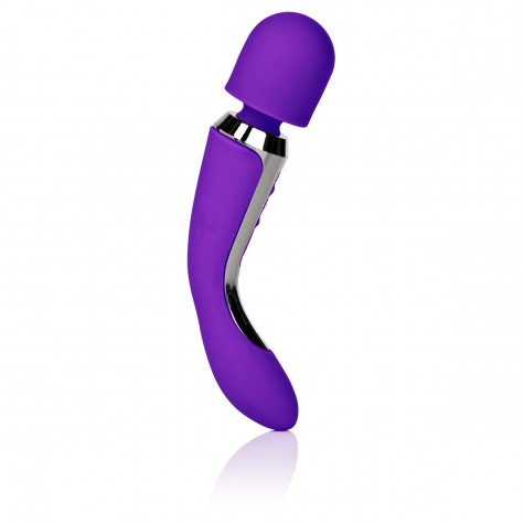 Фиолетовый вибромассажер BODY WAND - 22,25 см.