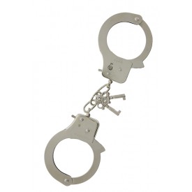 Металлические наручники с ключиками LARGE METAL HANDCUFFS WITH KEYS