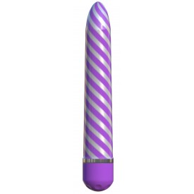 Фиолетовый вибратор Sweet Swirl Vibrator - 21,3 см.